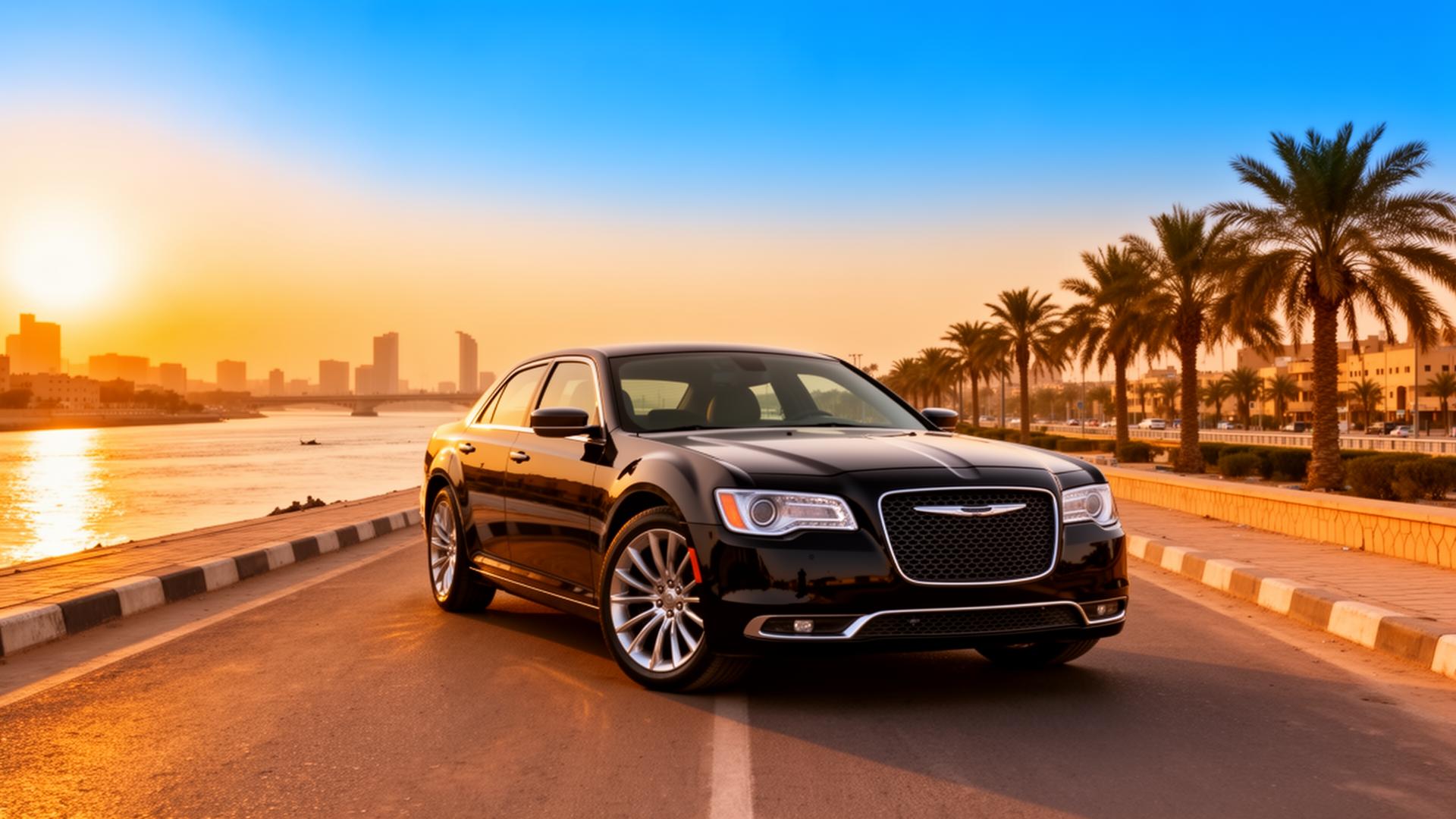 Chrysler 300 على كورنيش شط العرب
